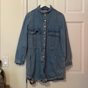 Zara- Jean short jumpsuit
